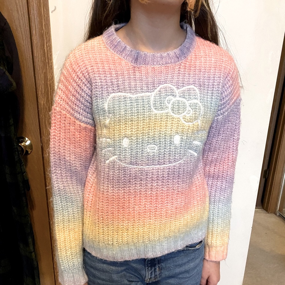 Hello Kitty Sanrio Pastel Kids Sweater